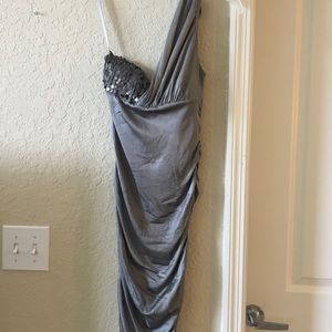 Glitter going out fitted dress